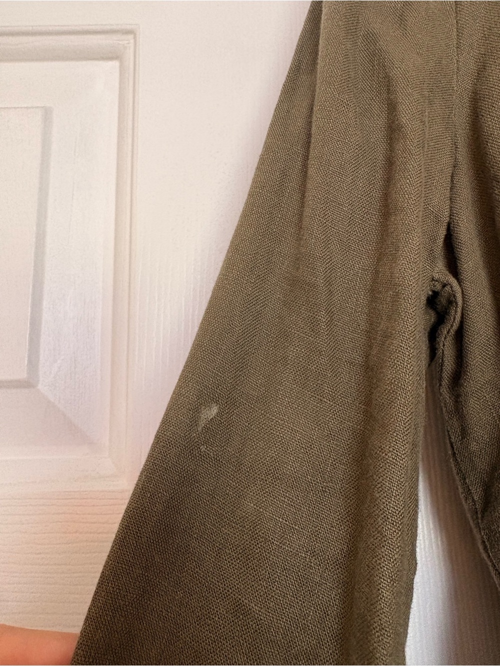 Free People Women's Olive Green Military Field Jacket - Picture 5 of 5